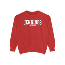 Load image into Gallery viewer, Jennings Louisiana Comfort Colors Sweatshirt