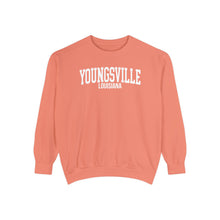 Load image into Gallery viewer, Youngsville Louisiana Comfort Colors Sweatshirt