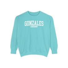 Load image into Gallery viewer, Gonzales Louisiana Comfort Colors Sweatshirt