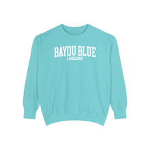 Load image into Gallery viewer, Bayou Blue Louisiana Comfort Colors Sweatshirt