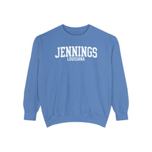 Load image into Gallery viewer, Jennings Louisiana Comfort Colors Sweatshirt