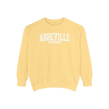 Load image into Gallery viewer, Abbeville Louisiana Comfort Colors Sweatshirt
