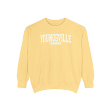 Load image into Gallery viewer, Youngsville Louisiana Comfort Colors Sweatshirt