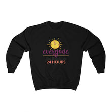 Load image into Gallery viewer, Everyone Has The Same 24 Hours Crewneck Sweatshirt