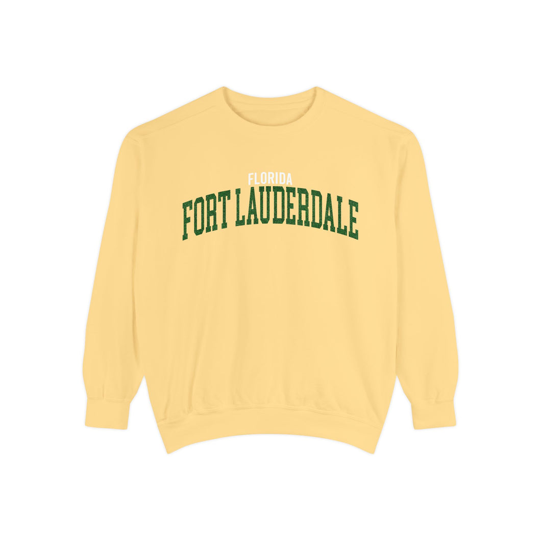 Fort Lauderdale Florida Comfort Colors Sweatshirt