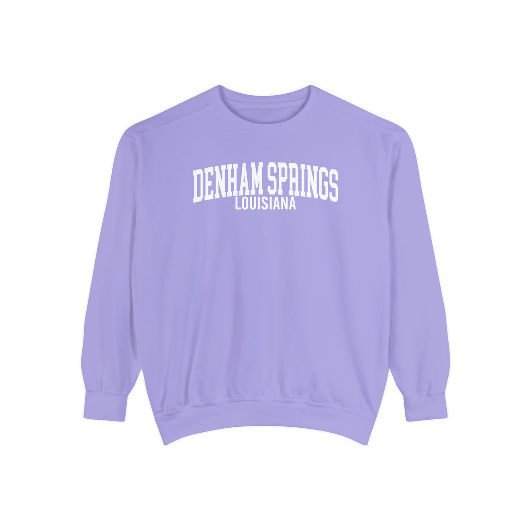 Denham Springs Louisiana Comfort Colors Sweatshirt