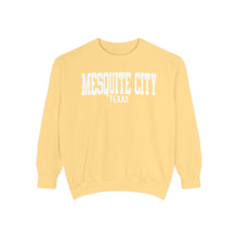 Load image into Gallery viewer, Mesquite city Texas Comfort Colors Sweatshirt
