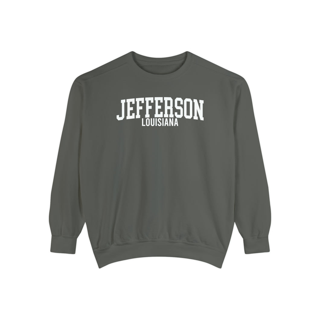 Jefferson Louisiana Comfort Colors Sweatshirt