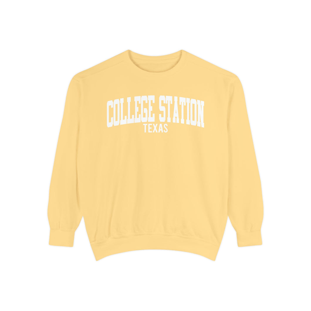 College Station Texas Comfort Colors Sweatshirt