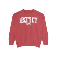 Load image into Gallery viewer, Mesquite city Texas Comfort Colors Sweatshirt

