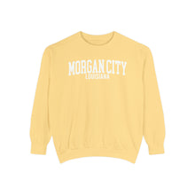 Load image into Gallery viewer, Morgan City Louisiana Comfort Colors Sweatshirt
