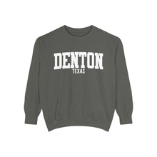Load image into Gallery viewer, Denton Texas Comfort Colors Sweatshirt
