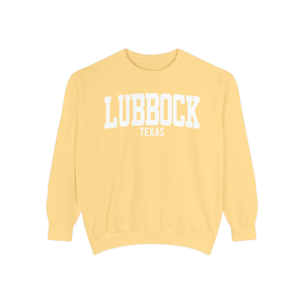 Lubbock Texas Comfort Colors Sweatshirt