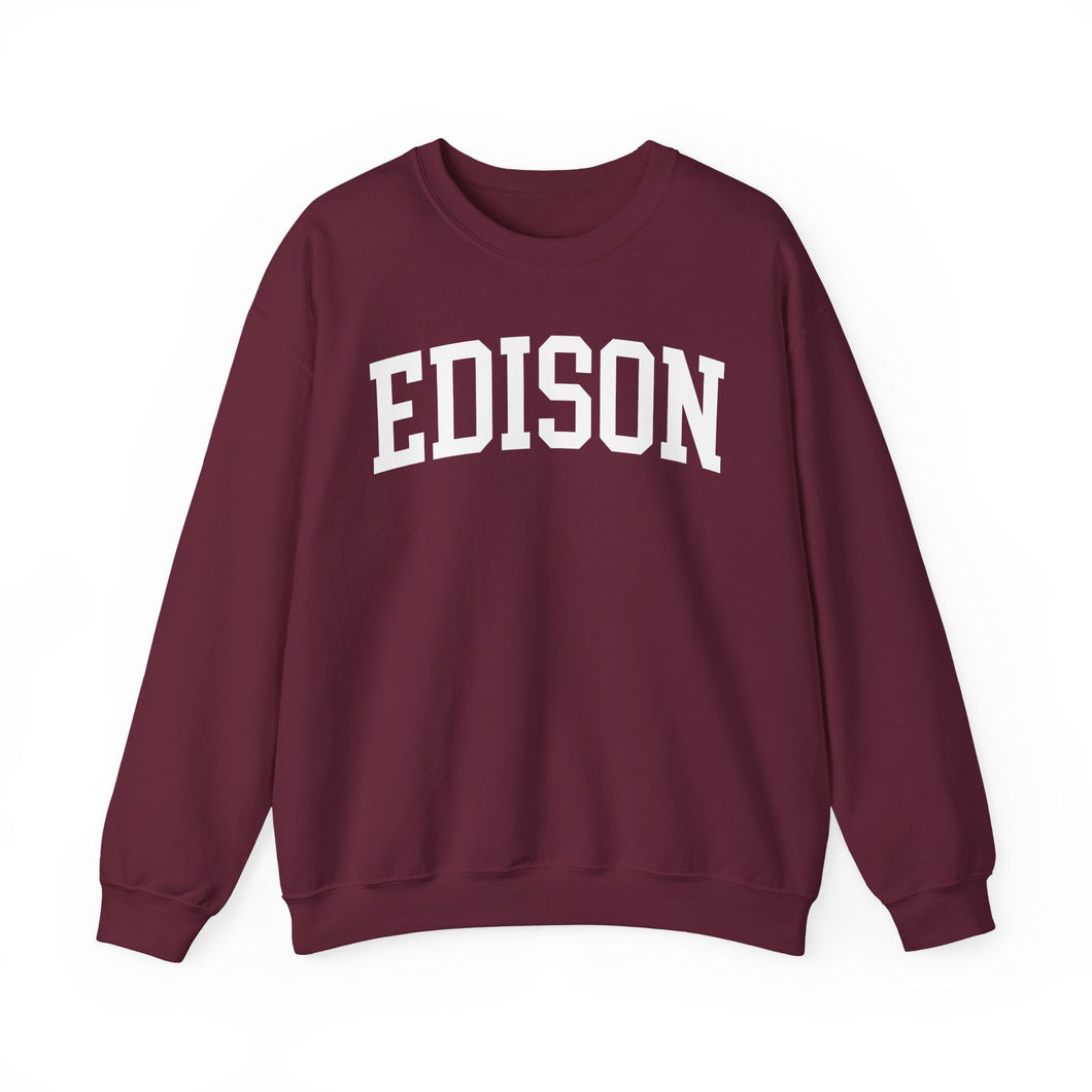 Edison Township New Jersey Crewneck Sweatshirt