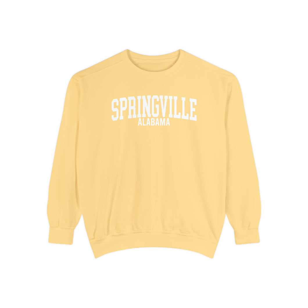 Springville Alabama Comfort Colors Sweatshirt