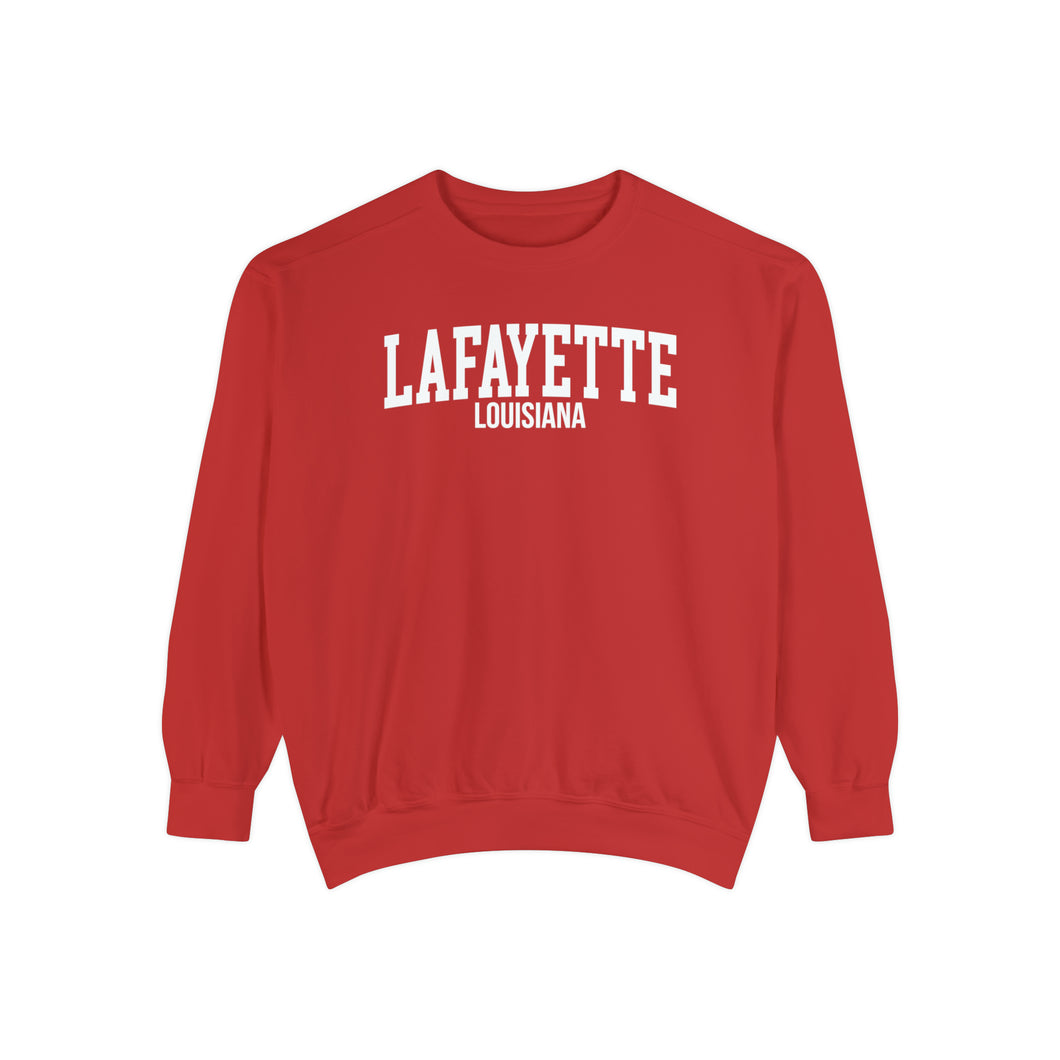 Lafayette Louisiana Comfort Colors Sweatshirt