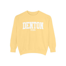 Load image into Gallery viewer, Denton Texas Comfort Colors Sweatshirt
