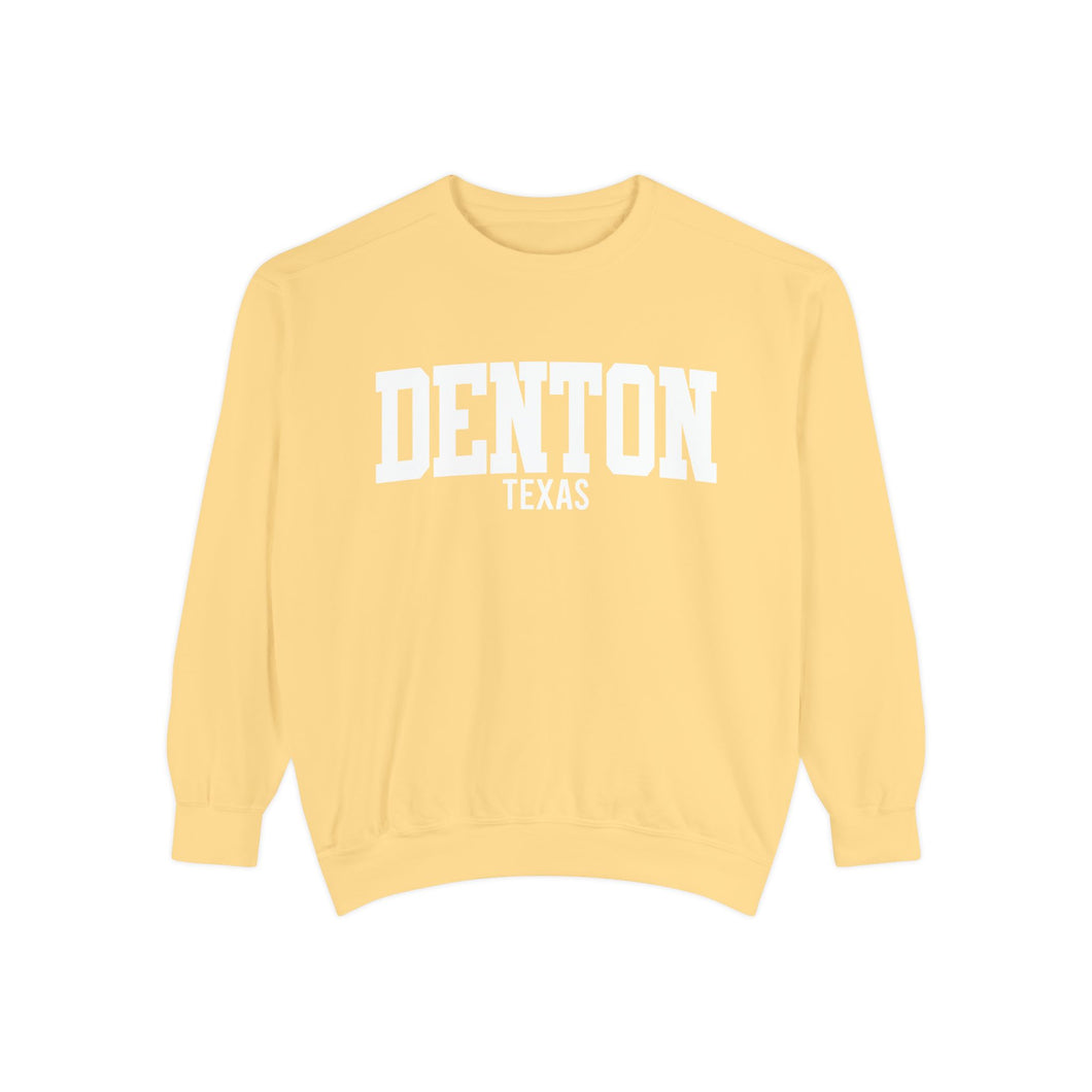 Denton Texas Comfort Colors Sweatshirt