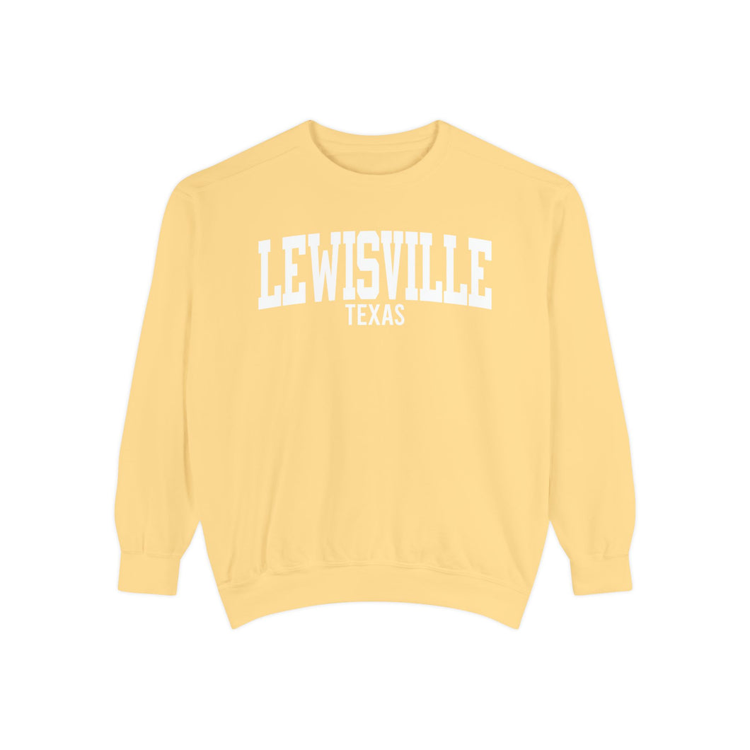 Lewisville Texas Comfort Colors Sweatshirt