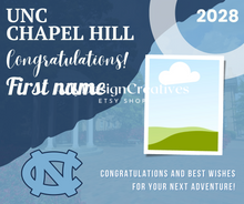 Load image into Gallery viewer, 3 UNC Chapel Hill Digital Template
