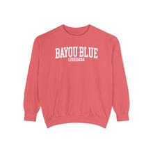 Load image into Gallery viewer, Bayou Blue Louisiana Comfort Colors Sweatshirt
