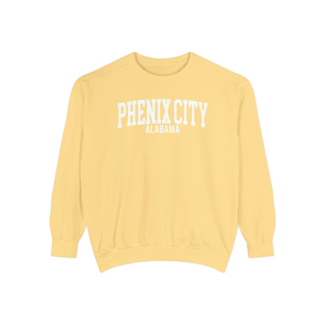 Phenix City Alabama Comfort Colors Sweatshirt