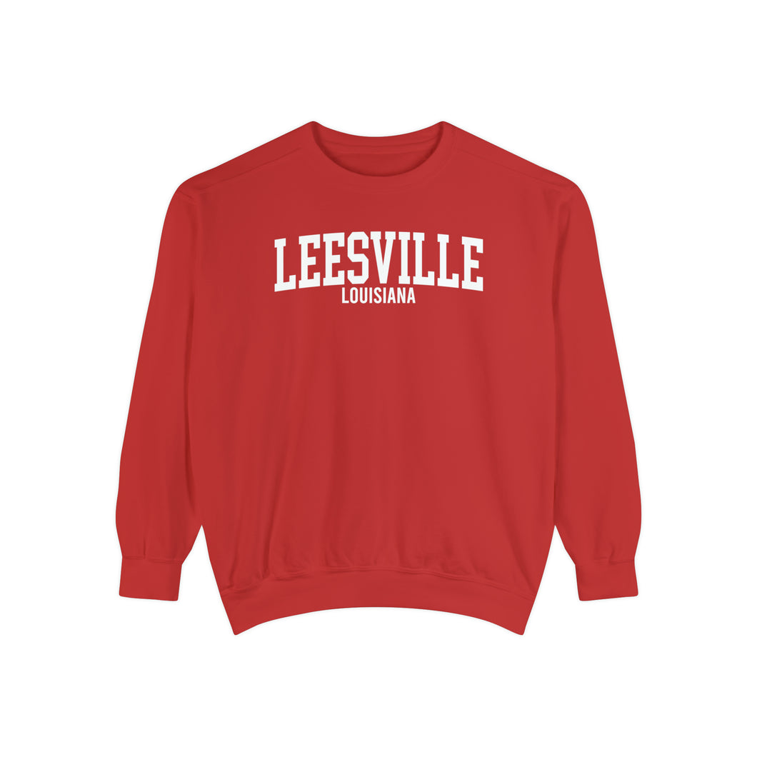 Leesville Louisiana Comfort Colors Sweatshirt