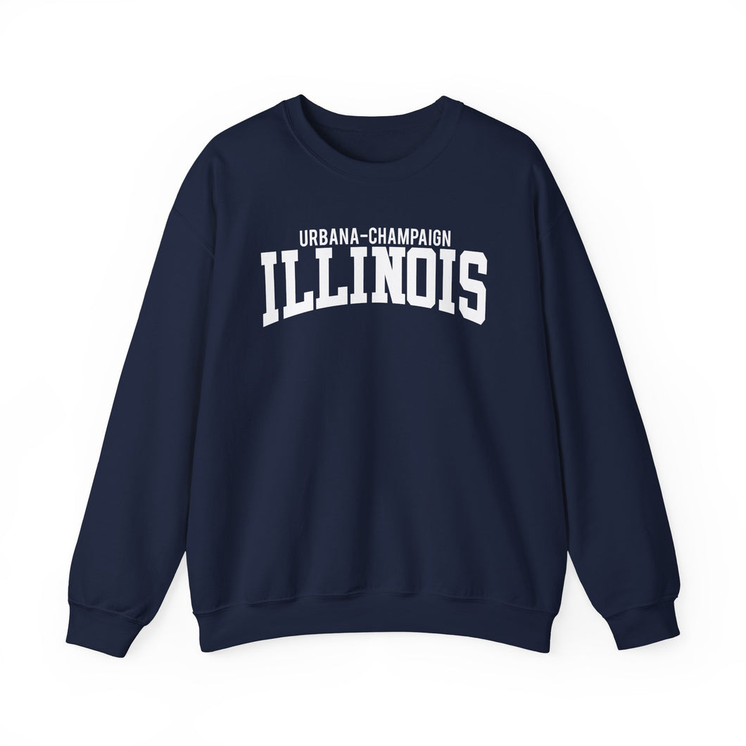 Illinois Champaign and Urbana Sweatshirt