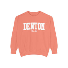Load image into Gallery viewer, Denton Texas Comfort Colors Sweatshirt
