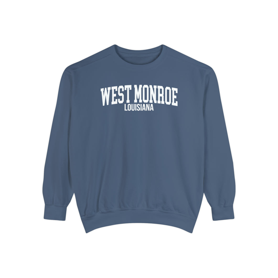 West Monroe Louisiana Comfort Colors Sweatshirt