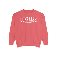 Load image into Gallery viewer, Gonzales Louisiana Comfort Colors Sweatshirt
