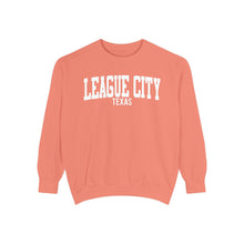 Load image into Gallery viewer, League City Texas Comfort Colors Sweatshirt
