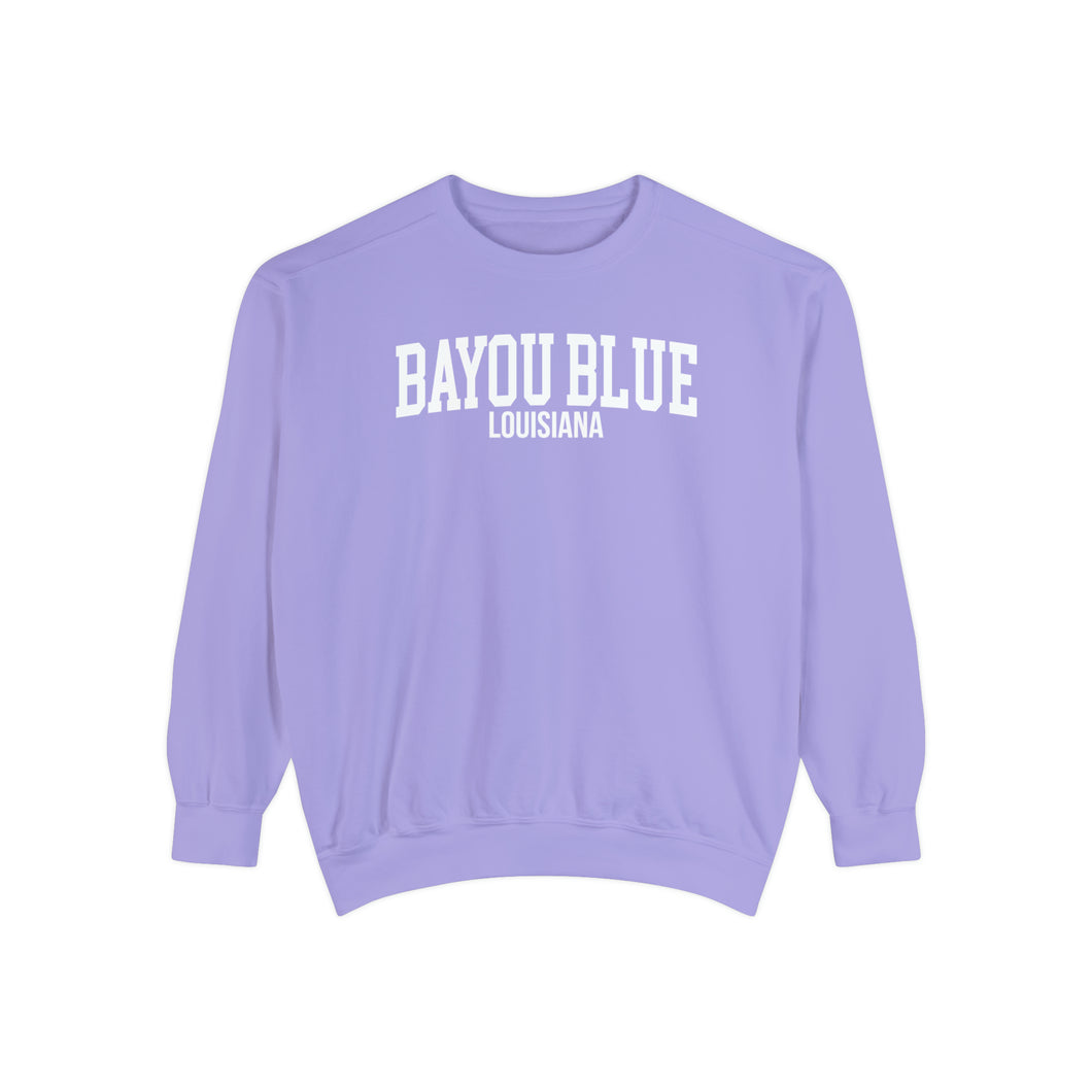 Bayou Blue Louisiana Comfort Colors Sweatshirt