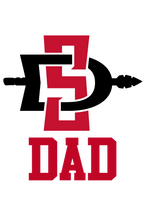 Load image into Gallery viewer, SDSU Mom Sticker
