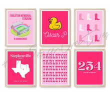 Load image into Gallery viewer, Tarleton State Digital Prints - Set of 6
