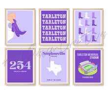 Load image into Gallery viewer, Tarleton State Digital Prints - Set of 6
