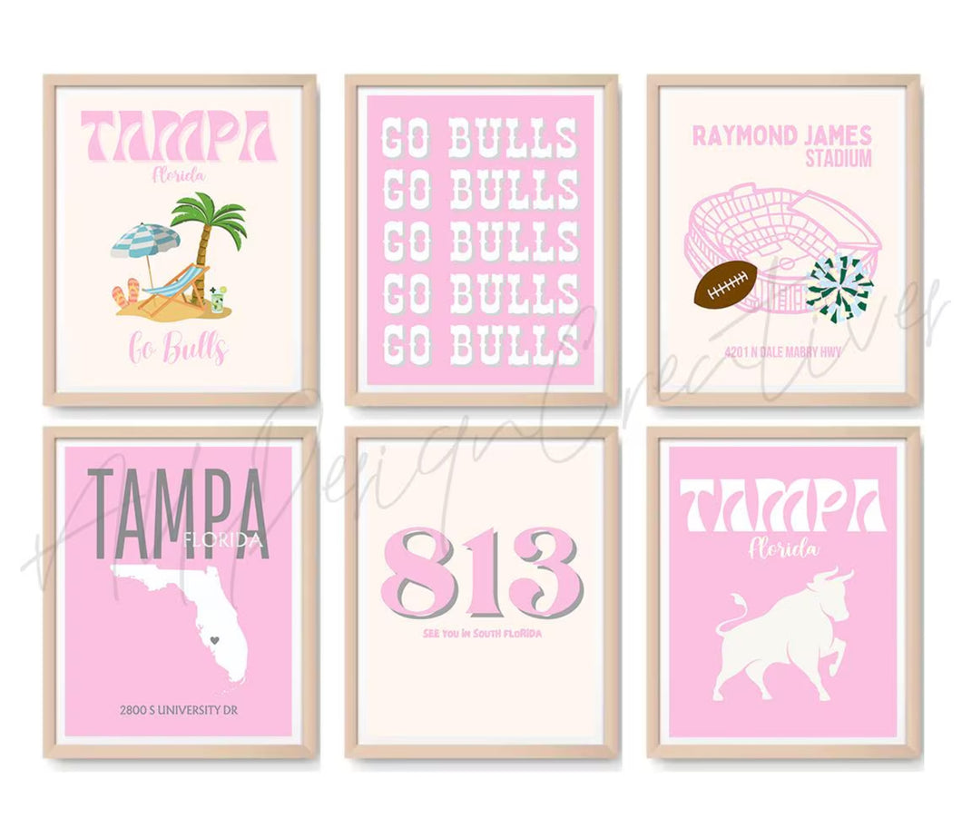 USF Digital Prints - Set of 6