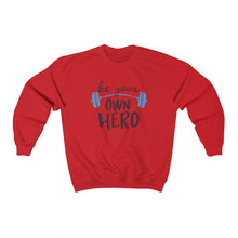 Load image into Gallery viewer, Be Your Own Hero Crewneck Sweatshirt
