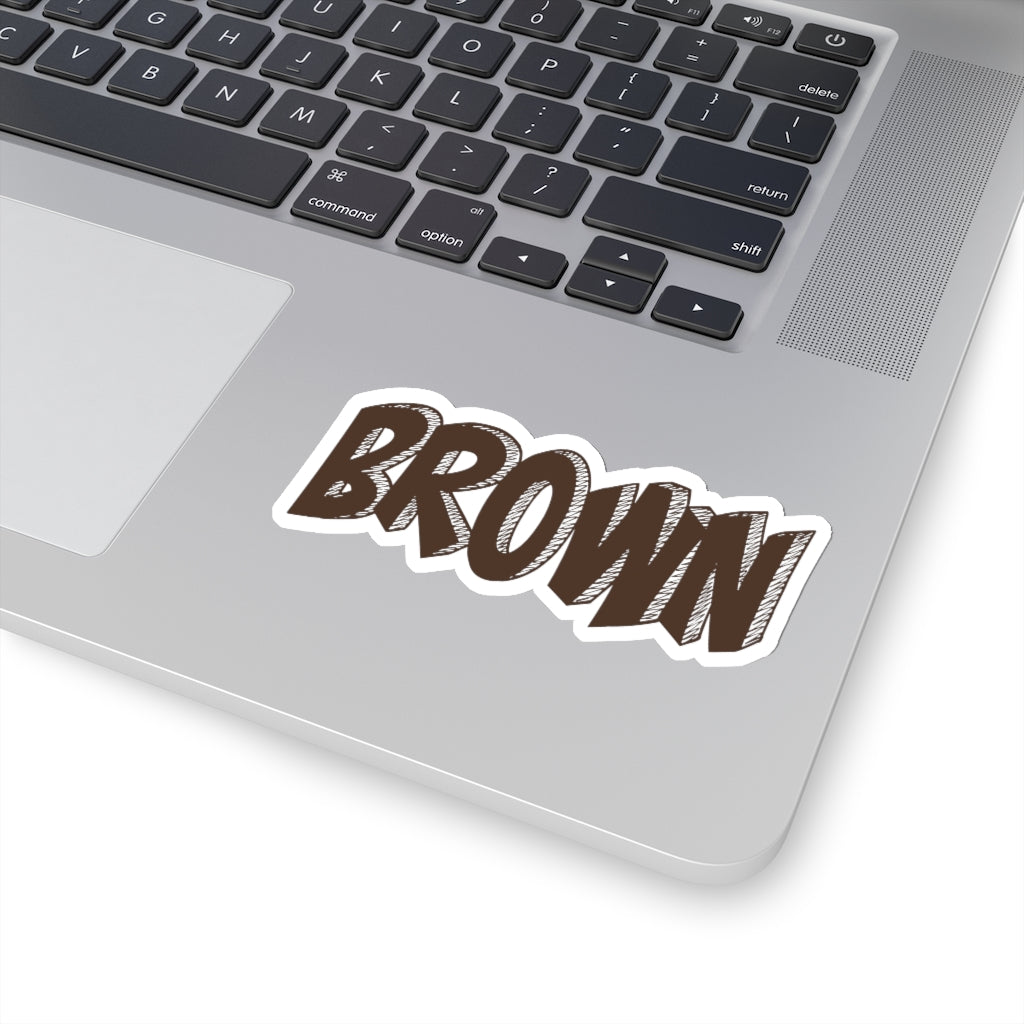 Brown Sticker