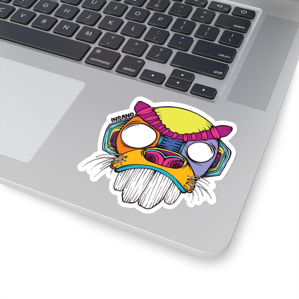 Rainbow Skull Sticker