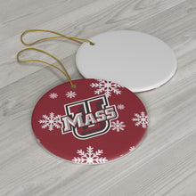 Load image into Gallery viewer, UMass Amherst Ceramic Ornaments
