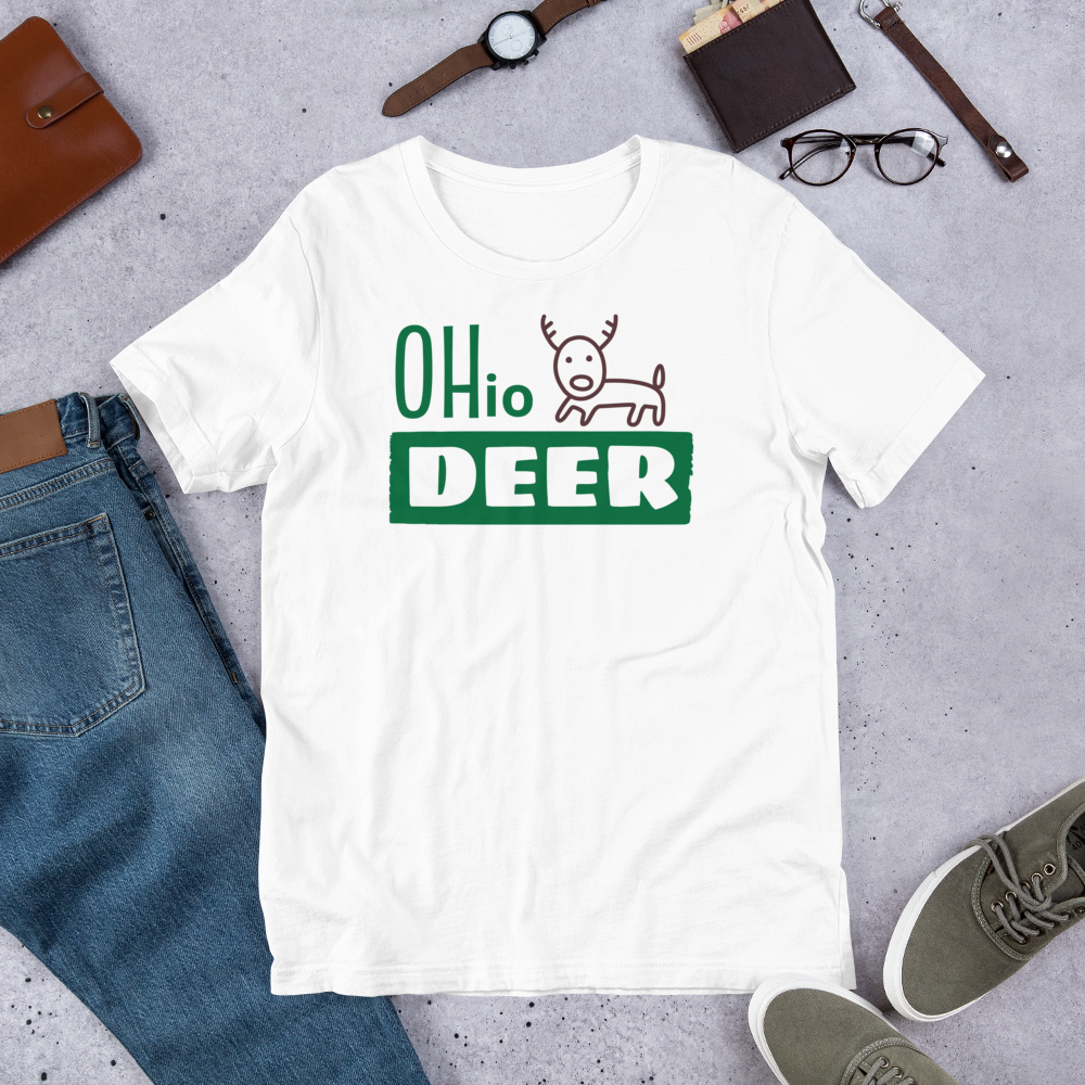 Ohio Deer Christmas Tee